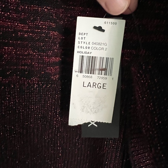 Alyx Burgundy Knit Sweater - Picture 3 of 3